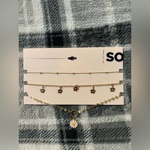 3 piece necklace set. NWT. SO brand.